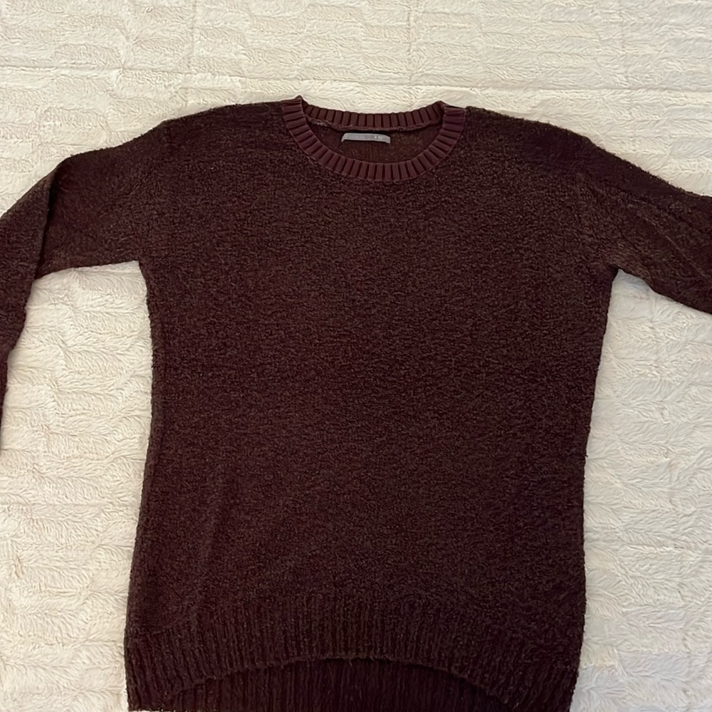 Thin lightweight brownish maroon sweater